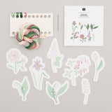Stick and Stitch Packung "Blumen XL"