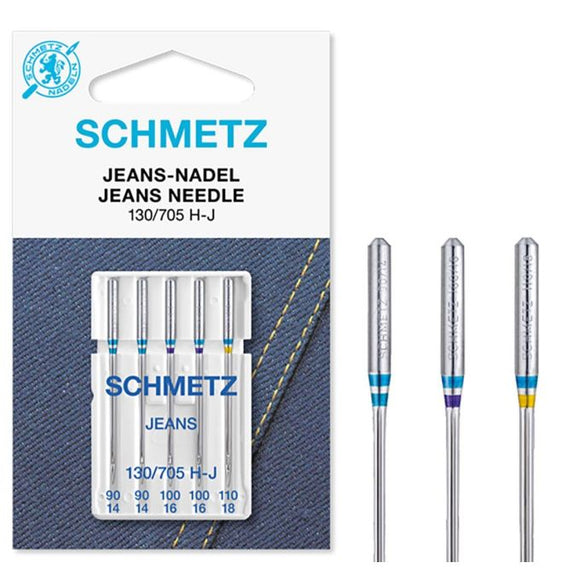 SCHMETZ Jeans Nähmaschinennadeln 130/705 H-J