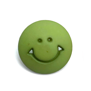 Kinderknopf "Smiley grün"