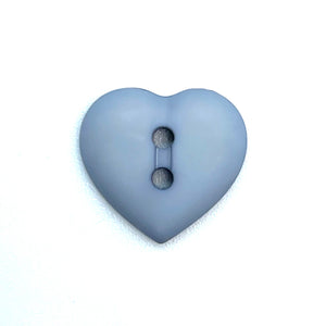 Kinderknopf "Herz"- hellblau