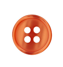 Hemdknopf 4-Loch orange