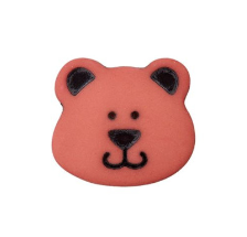 Kinderknopf "Teddy"-orange