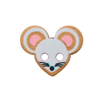 Kinderknopf "Bauernhof-Maus"