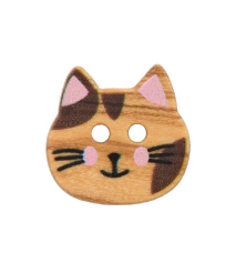 Kinderknopf "Bauernhof-Katze"