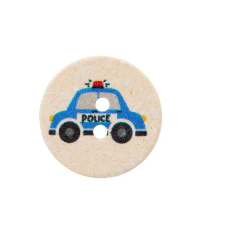 Kinderknopf recycelt "Polizei"