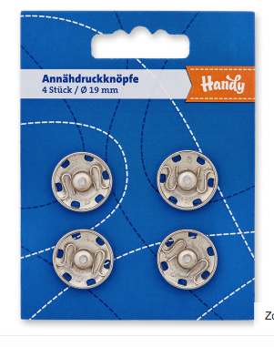 Annähdruckknöpfe Ø 19mm