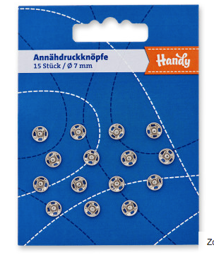 Annähdruckknöpfe Ø 7mm