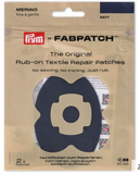 Rub-on Patch MERINO Textilflicken zum Raparieren