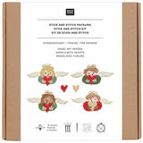 Stick and Stitch Packung "Engel mit Herzen"