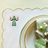 Stick and Stitch Packung "Engel mit Kerzen"