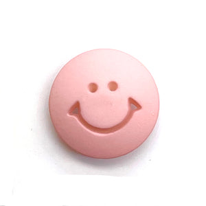 Kinderknopf "Smiley rosa"