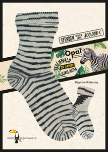 OPAL Socken- und Pulloverwolle "Zebra"