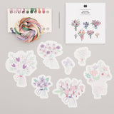 Stick and Stitch Packung "Blumensträusse XL"