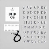 Stick and Stitch Packung "Alphabet,schwarz"