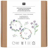 Stick and Stitch Packung "Blumenkränze XL"