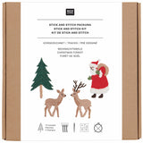 Stick and Stitch Packung "Weihnachtswald"