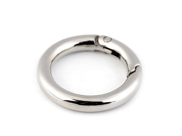 Karabiner Ring 25mm- silber