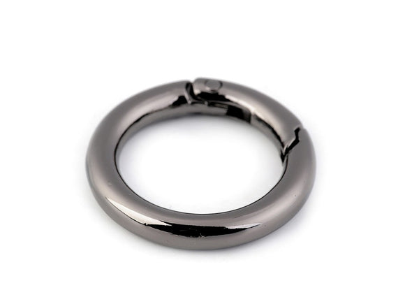 Karabiner Ring 25mm- anthrazit