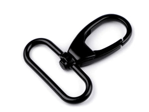 Karabiner 38mm- schwarz matt