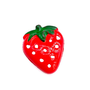 Knopf "Erdbeere"