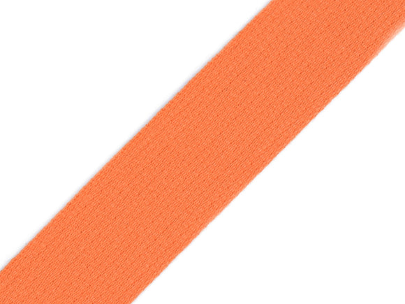 Gurtband Baumwolle 30mm-Orange