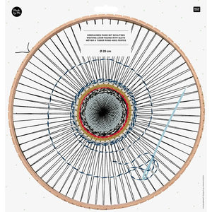 Webrahmen rund mit Schlitzen