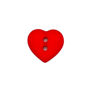 Kinderknopf "Herz"- rot