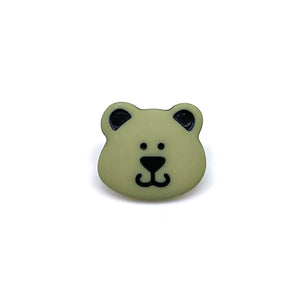 Kinderknopf "Teddy"- hellgrün